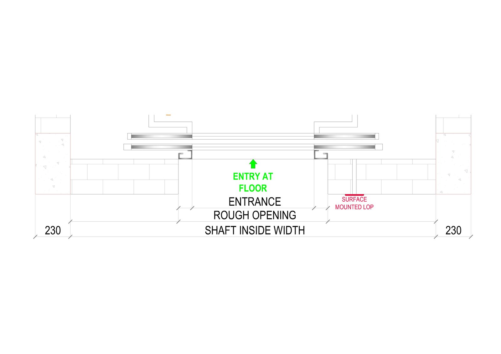 CENTER OPENING AUTO DOOR